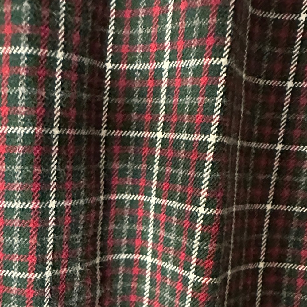 Ralph Lauren Dark Red / burgundy Men’s 3XLT Checkered Button-Down Shirt - Picture 10 of 12